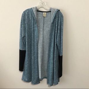 Balance Collection Tunic Length Open Cardigan